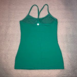 Lululemon Teal Y Tank Top